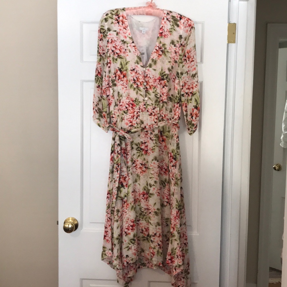 NWT J. Jill floral hydrangea dress